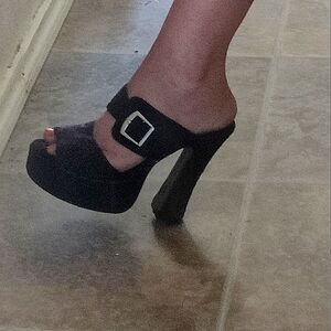 Classified Crushed Velvet Heels